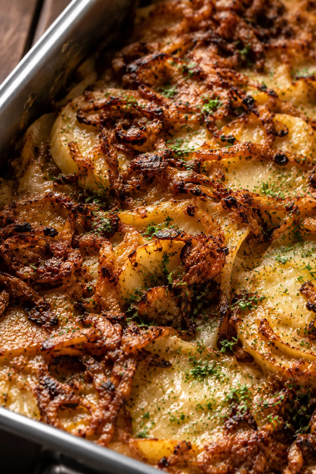 Creamy Cheesy Potato and Cabbage Casserole