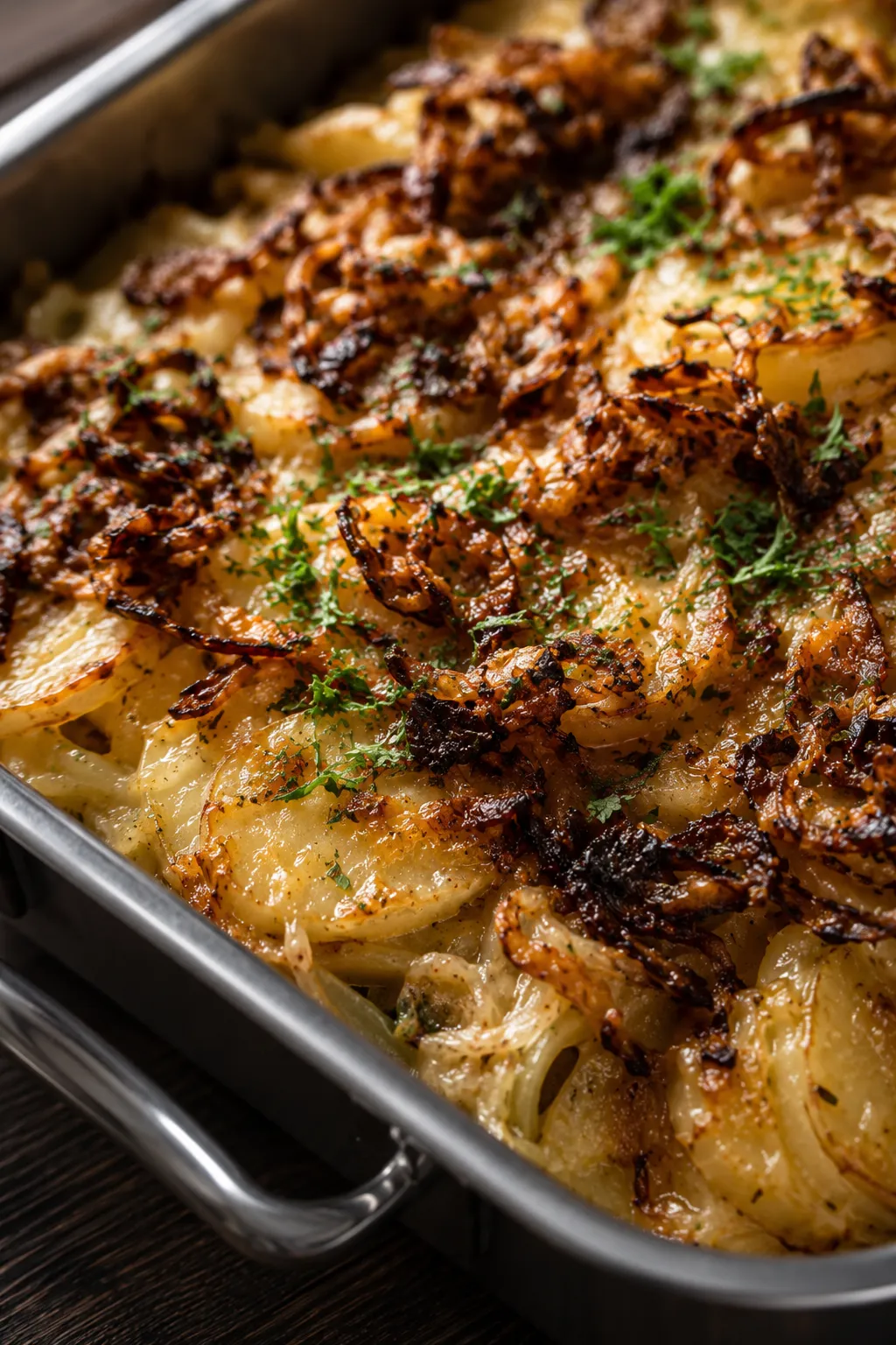 Creamy Cheesy Potato and Cabbage Casserole