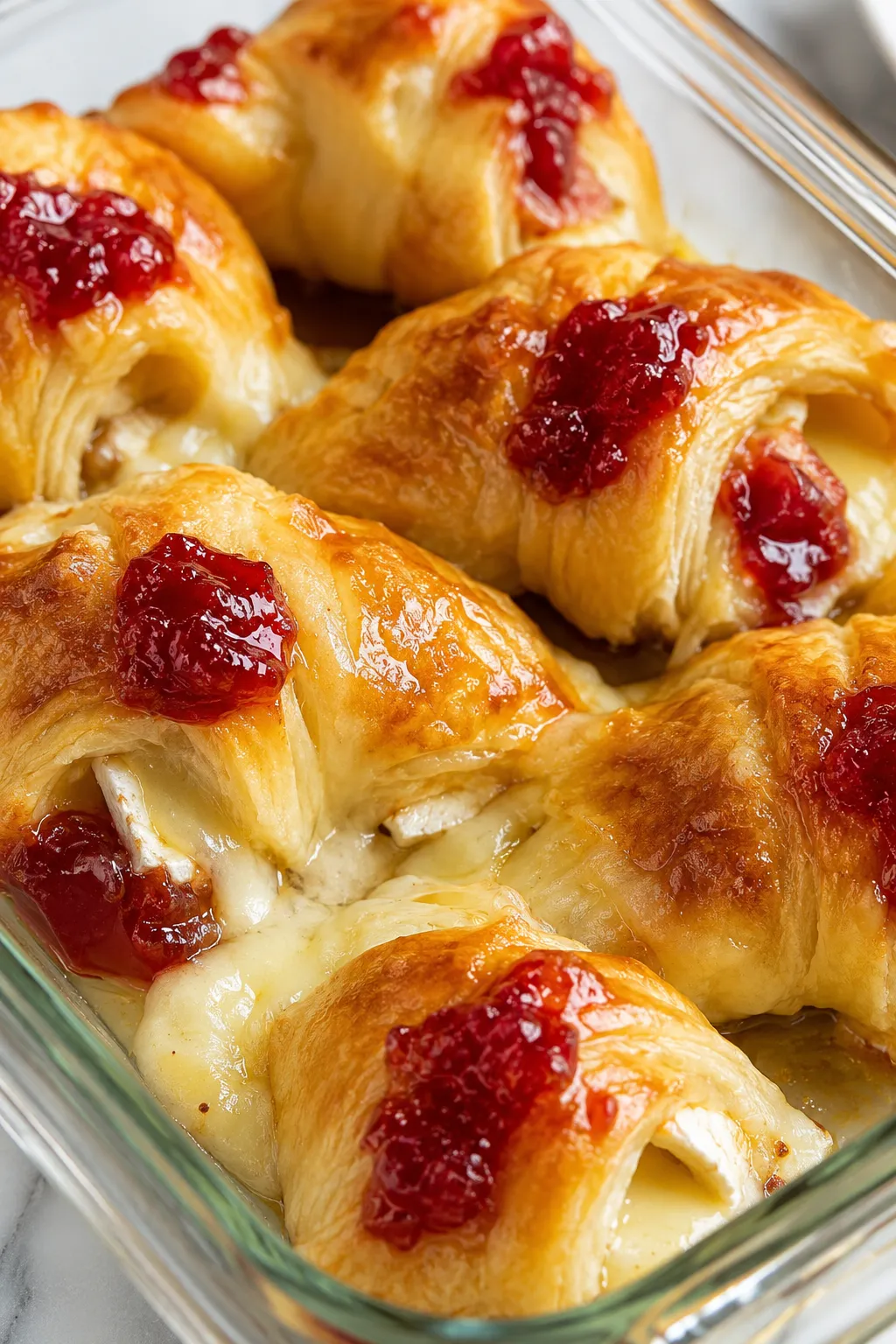 Oven Baked 3-Ingredient Crescent Brie Bites