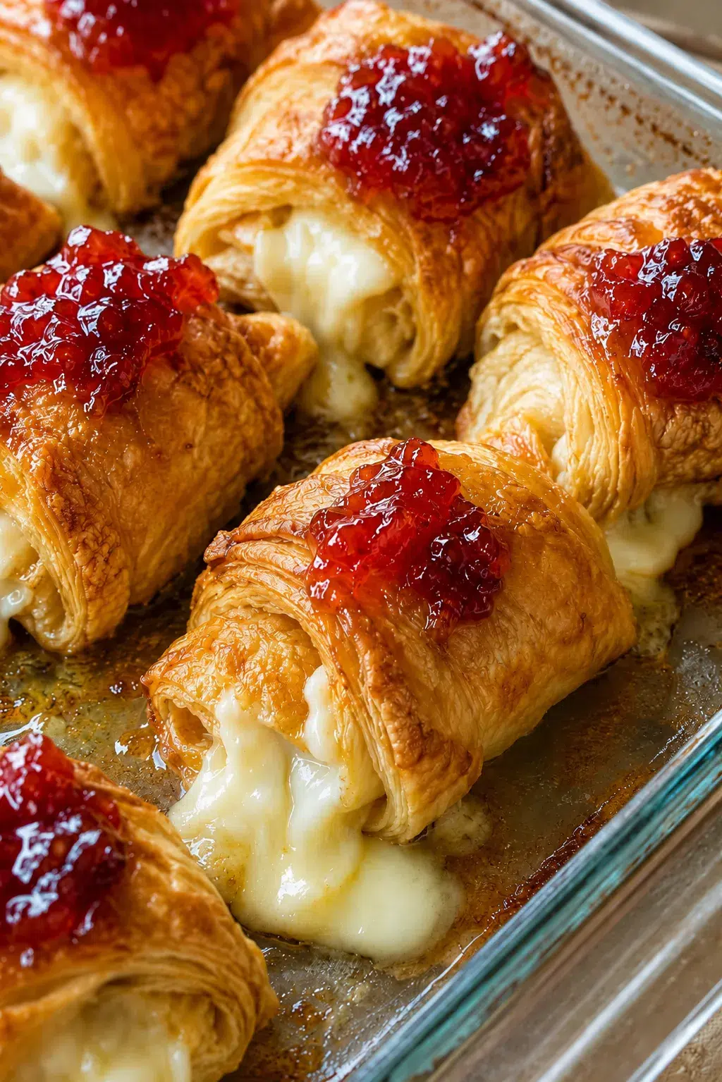 Oven Baked 3-Ingredient Crescent Brie Bites