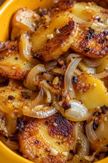 Pan Fried Potatoes and Onions