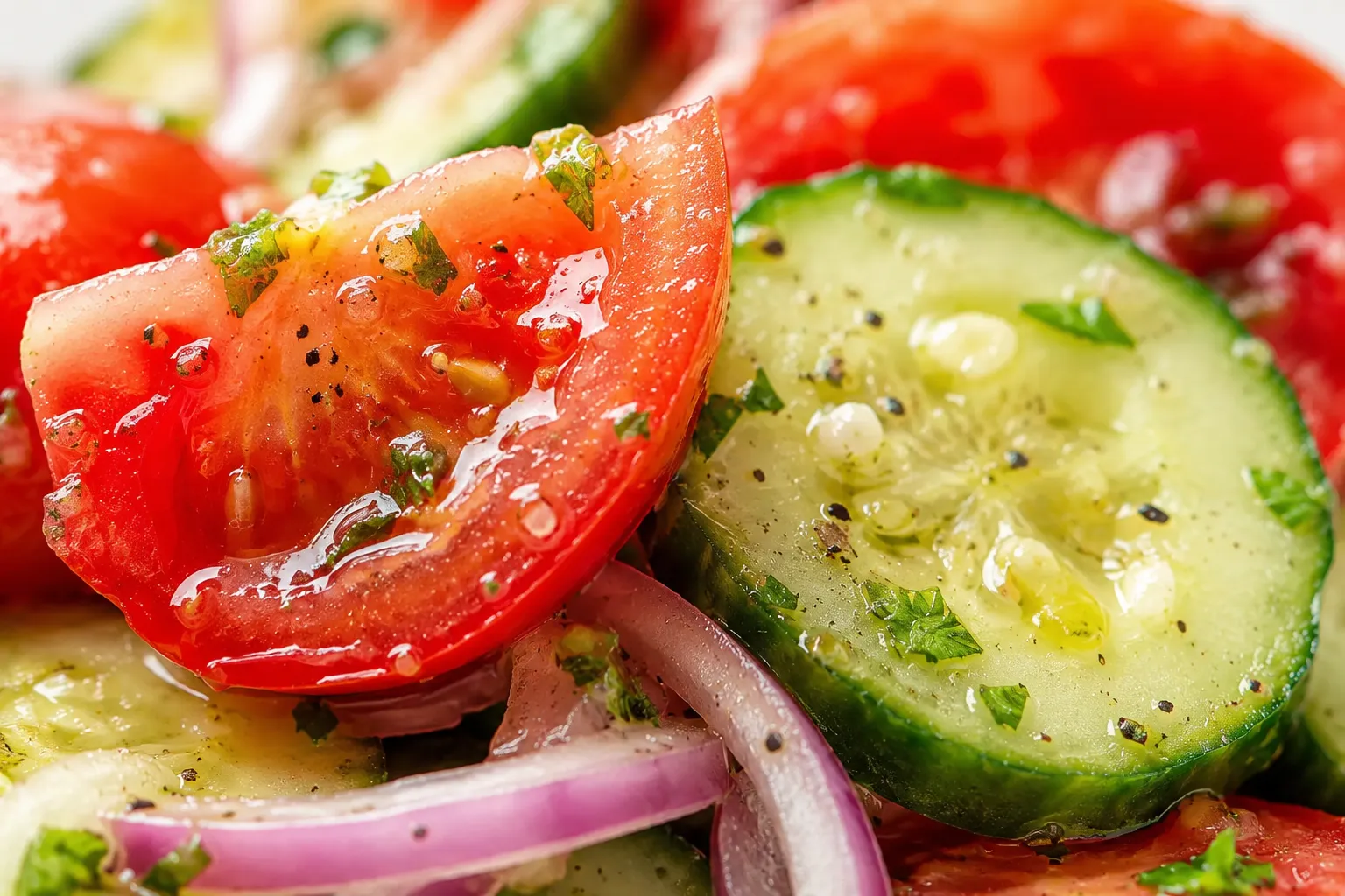 Cucumber Tomato Salad