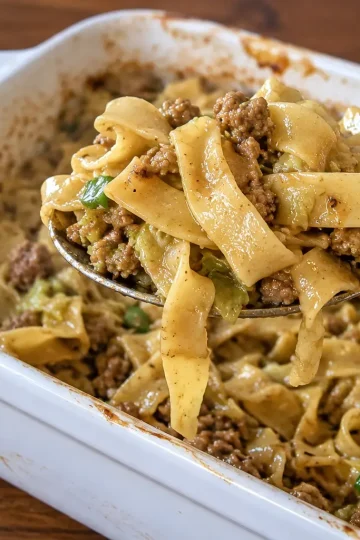 4-Ingredient Egg Roll Pasta Bake