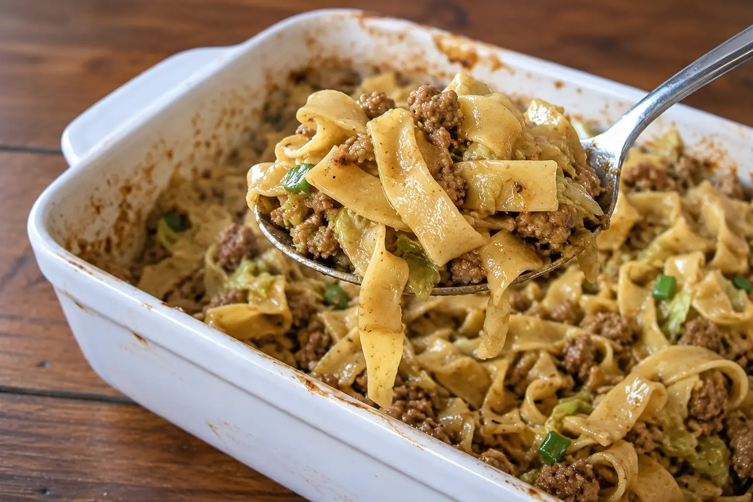 4-Ingredient Egg Roll Pasta Bake