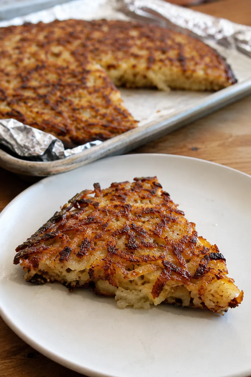 Oven Baked 3-Ingredient Potato Pancake