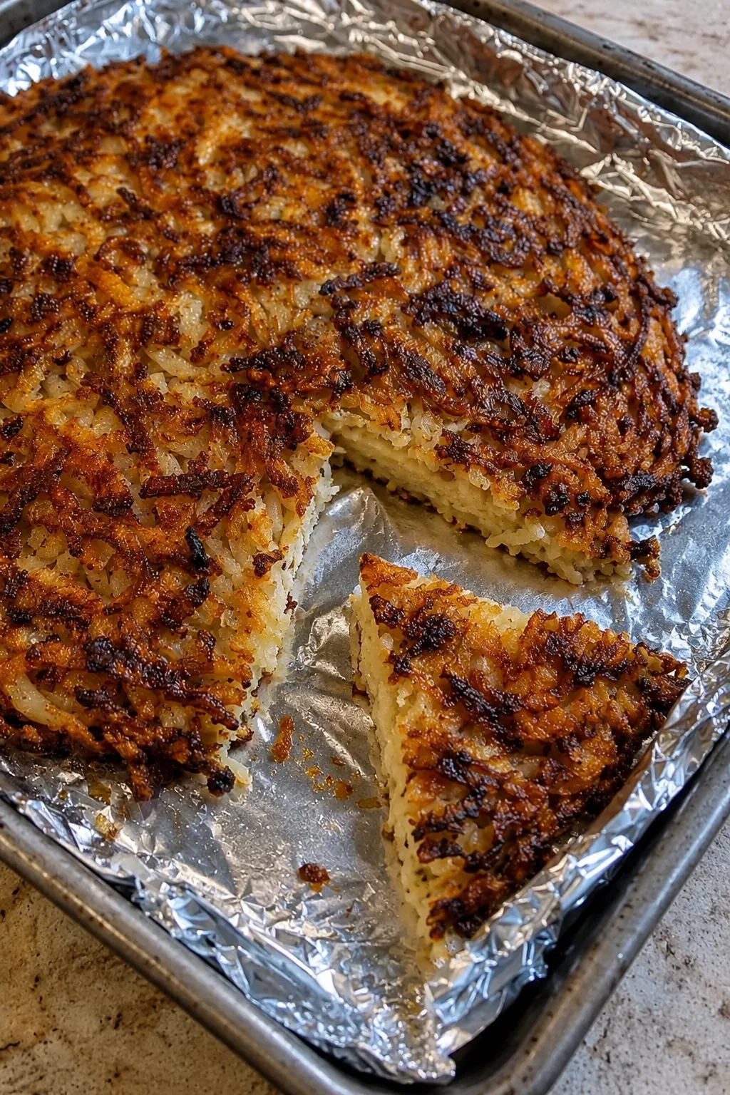Oven Baked 3-Ingredient Potato Pancake
