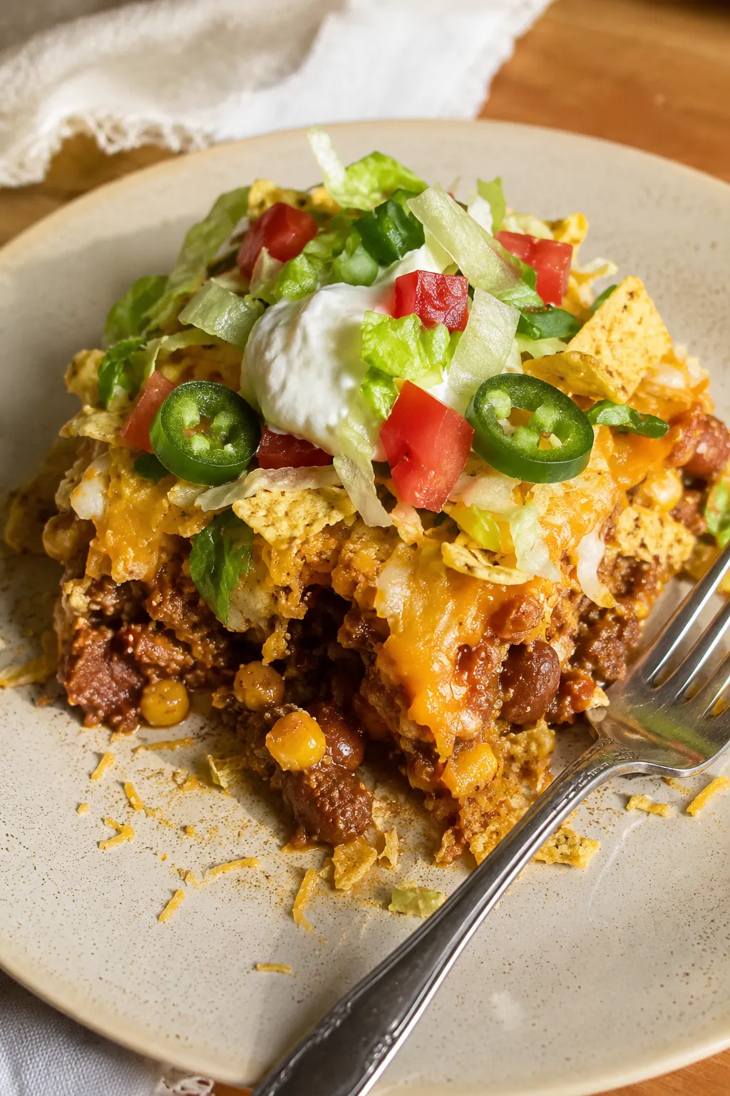 Walking Taco Casserole