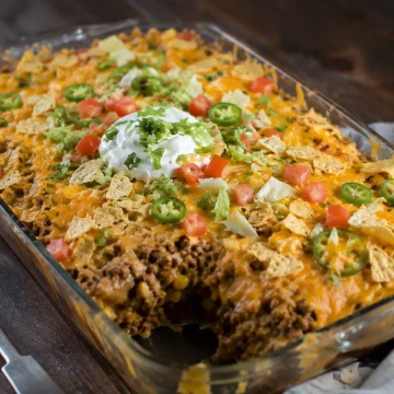 Walking Taco Casserole