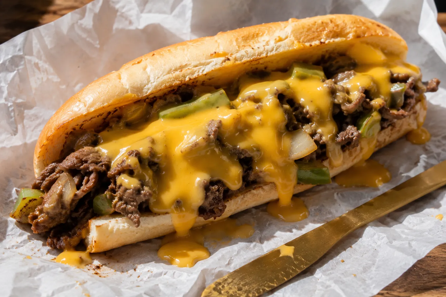 Cheesy Philly Cheesesteaks