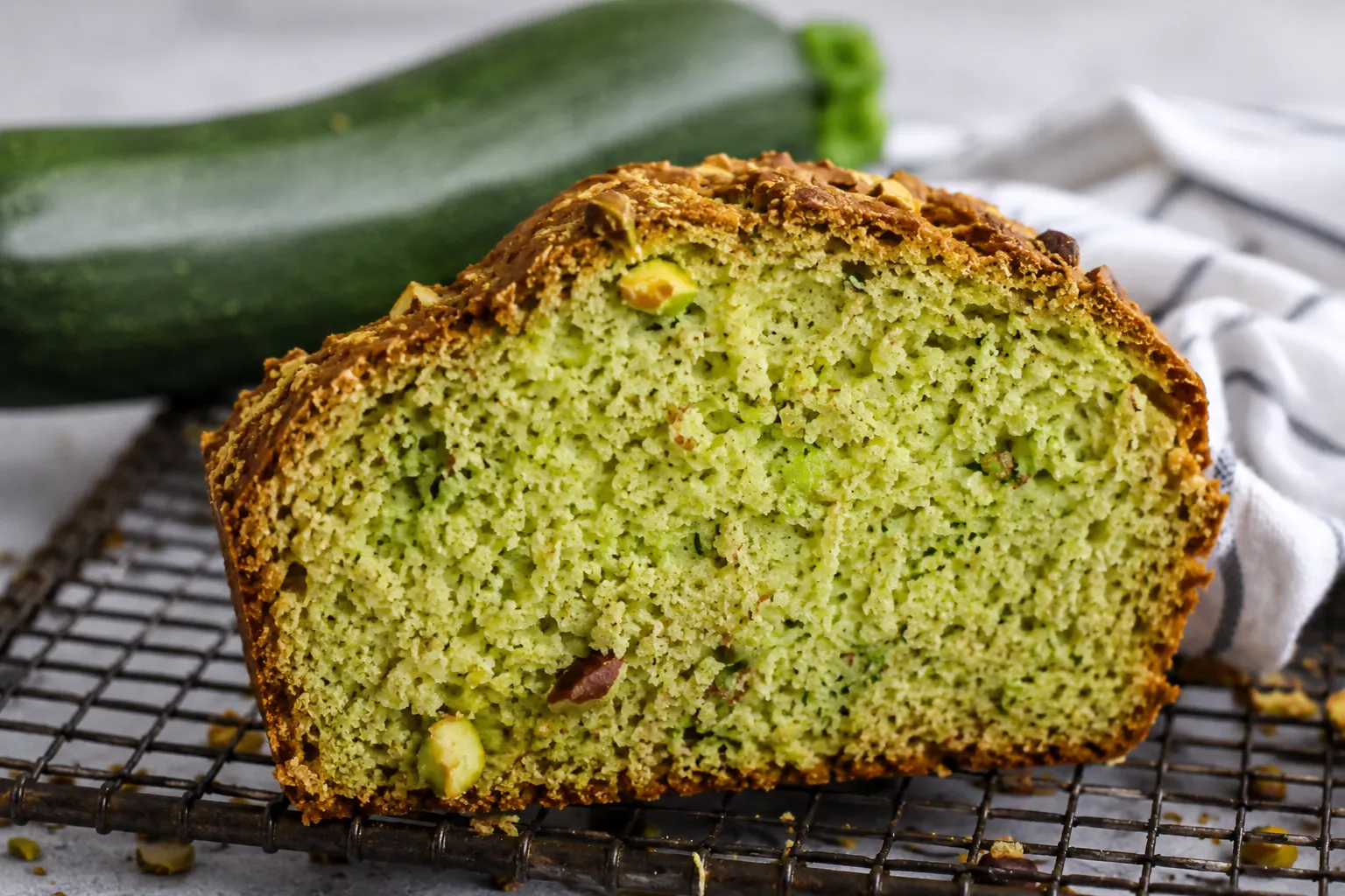 Pistachio Zucchini Bread