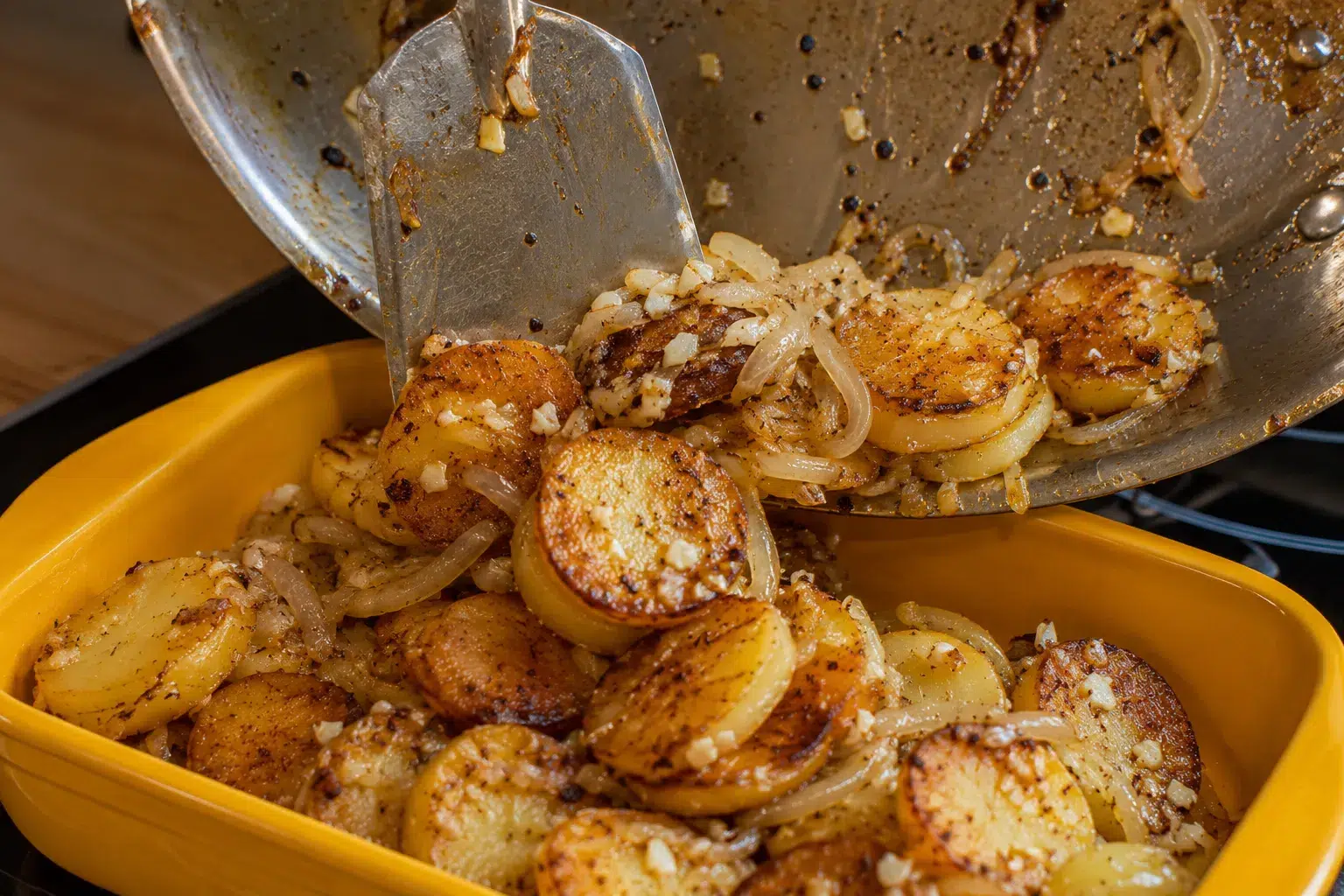 Pan Fried Potatoes and Onions