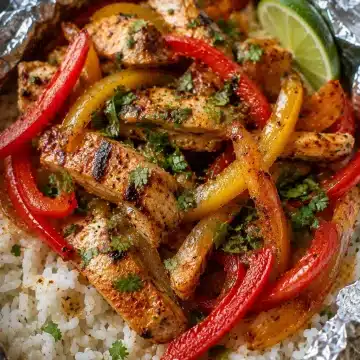 Chicken Fajita Foil Packets