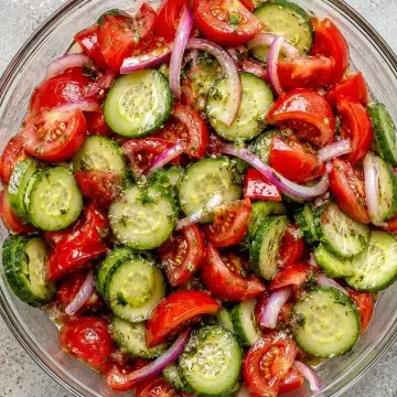 Cucumber Tomato Salad