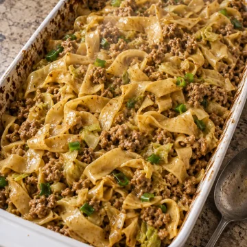 4-Ingredient Egg Roll Pasta Bake