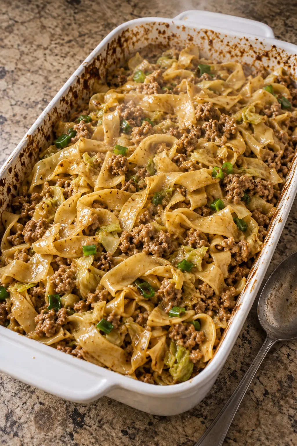 4-Ingredient Egg Roll Pasta Bake