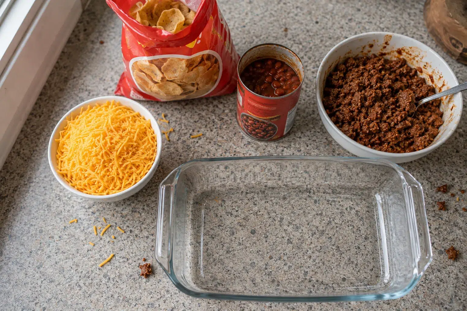 Cheesy Beef Chili Scoops