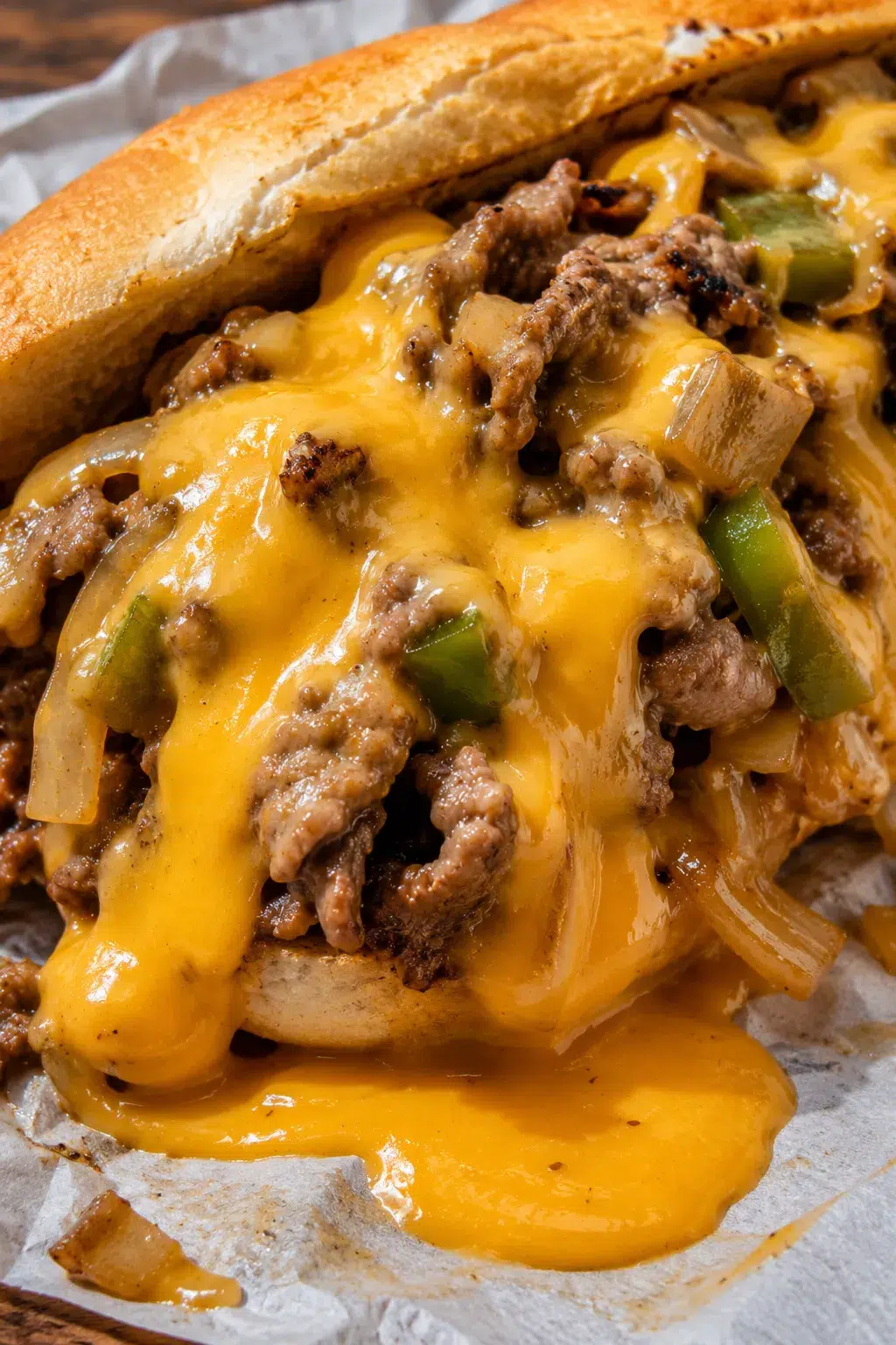 Cheesy Philly Cheesesteaks