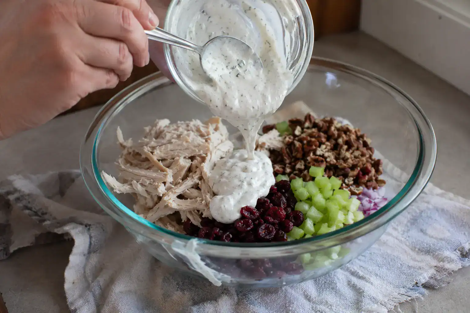 Cranberry and Pecan Chicken Salad