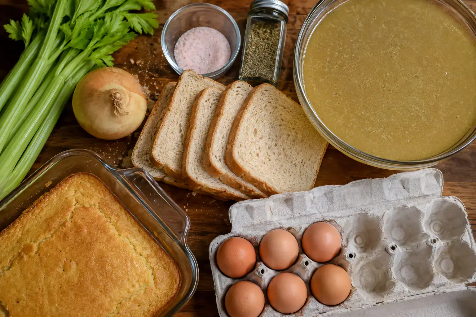 Southern cornbread dressing