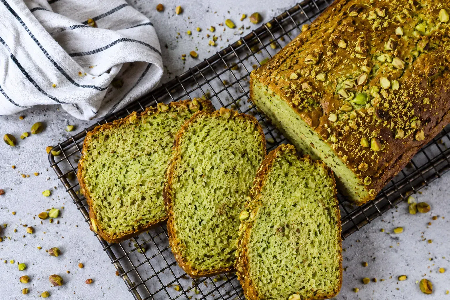 Pistachio Zucchini Bread
