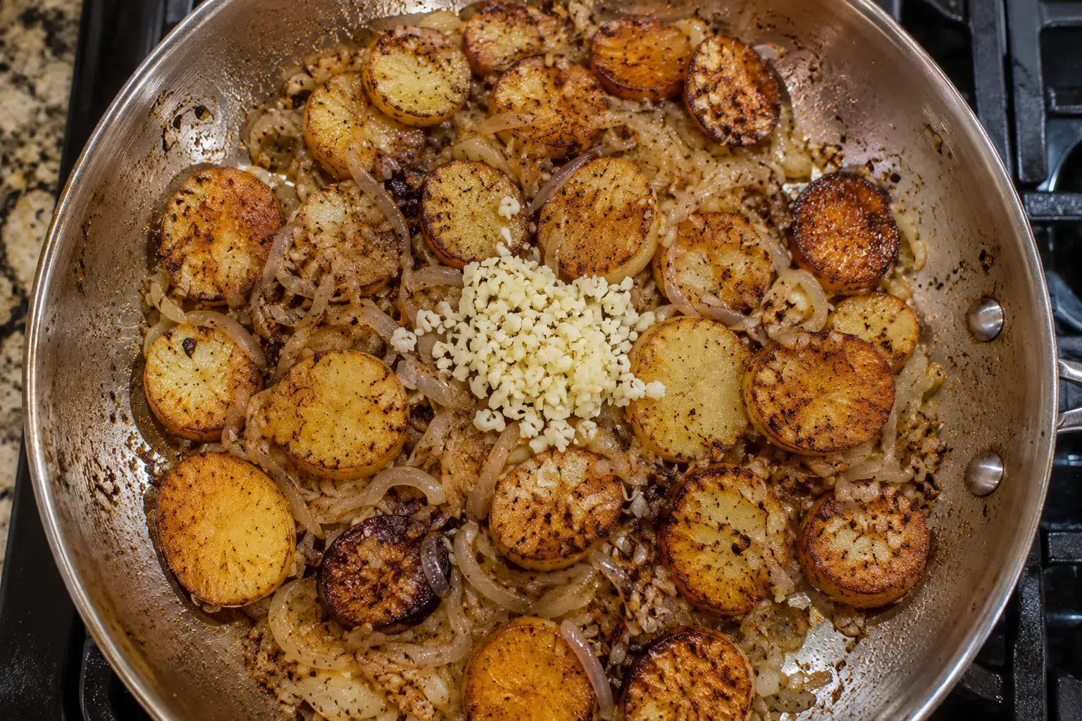 Pan Fried Potatoes and Onions