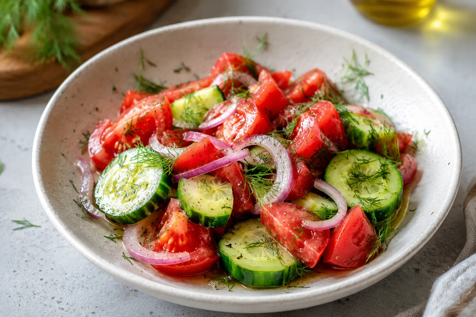 Cucumber Tomato Salad