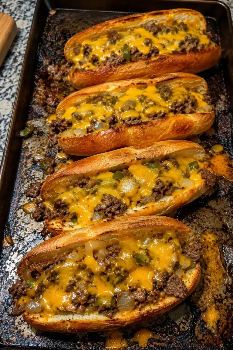 Cheesy Philly Cheesesteaks