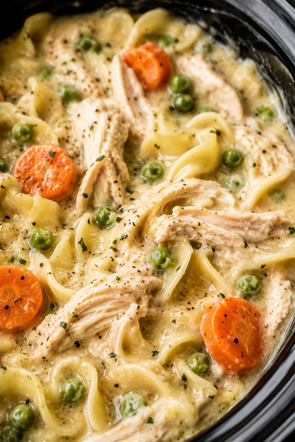 4-Ingredient Slow Cooker Chicken Pot Pie