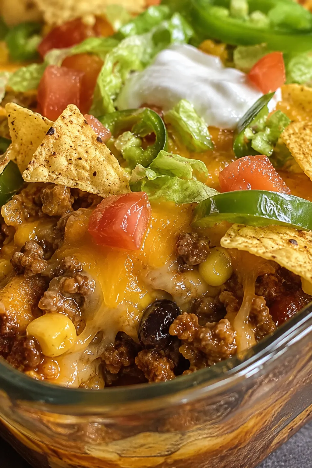 Walking Taco Casserole