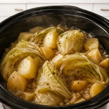 Crockpot 4-Ingredient Cabbage and Potatoes