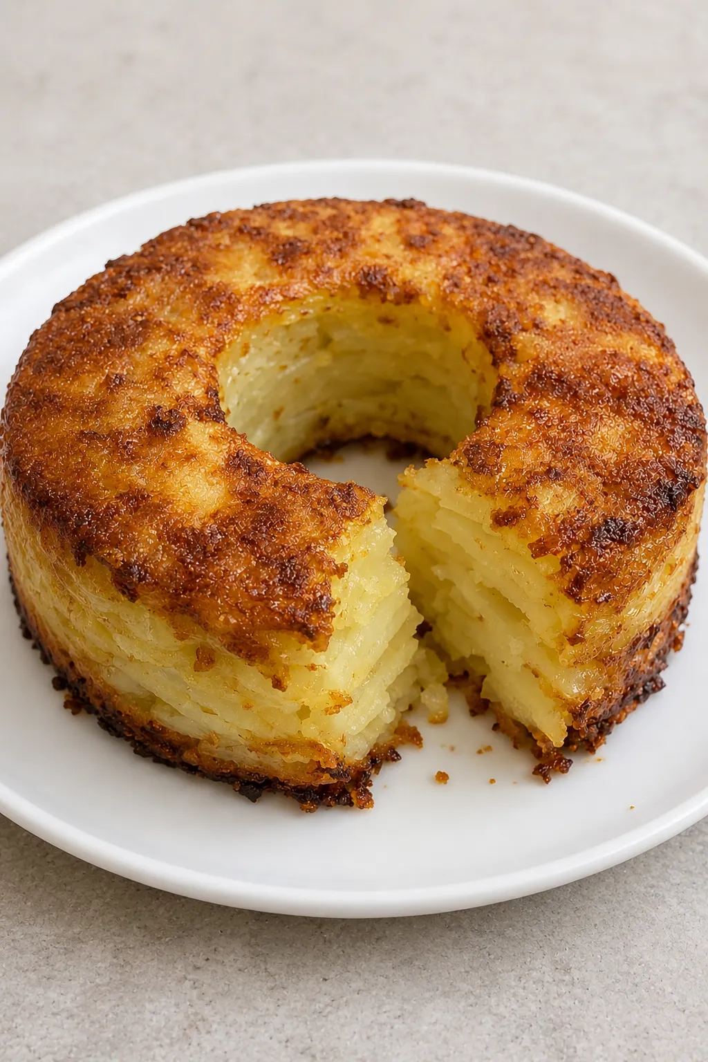 Oven Baked 3-Ingredients Potato Ring