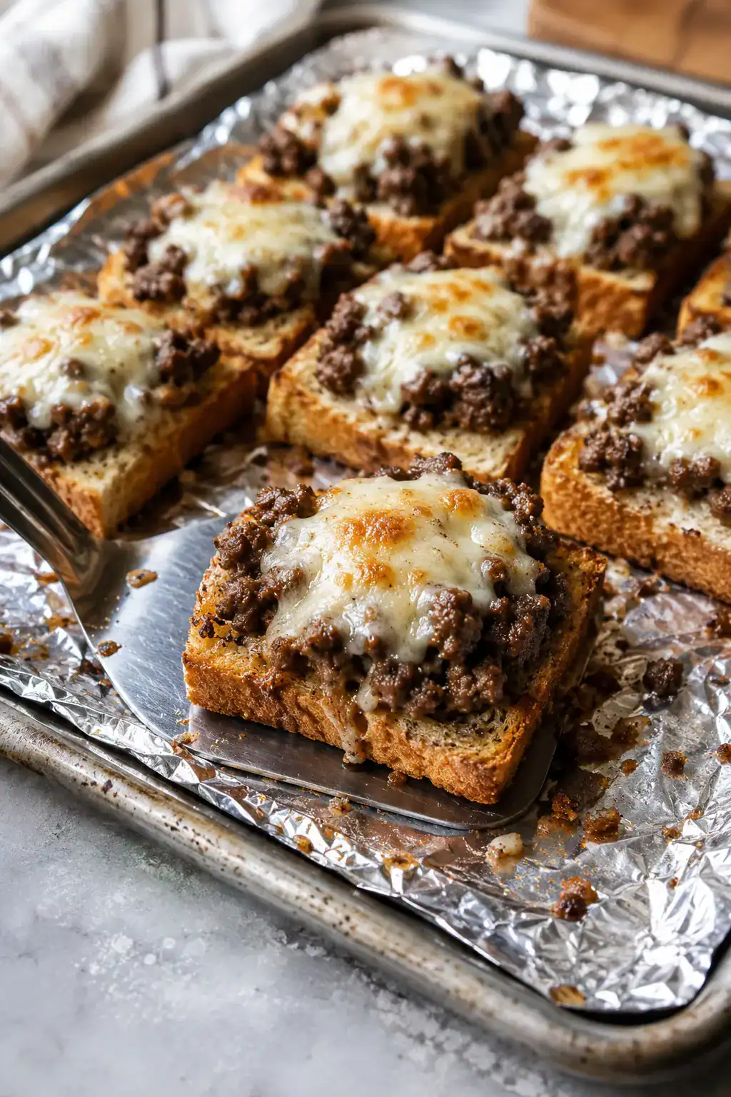 Beef Garlic Bread Bites