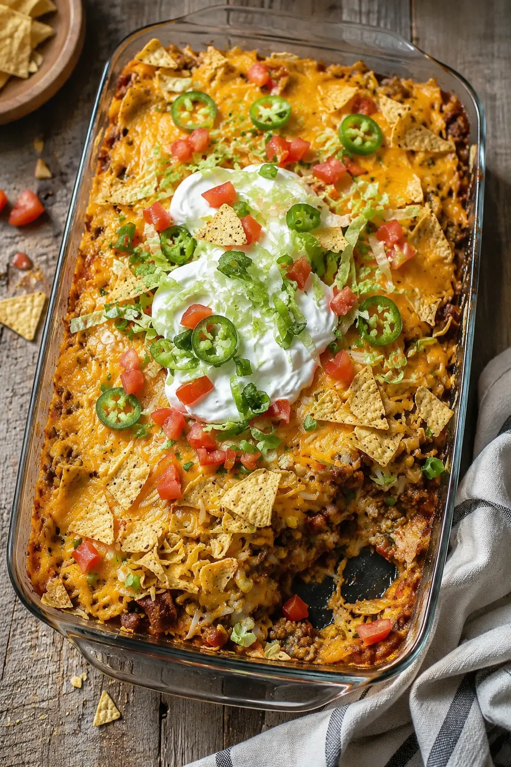 Walking Taco Casserole