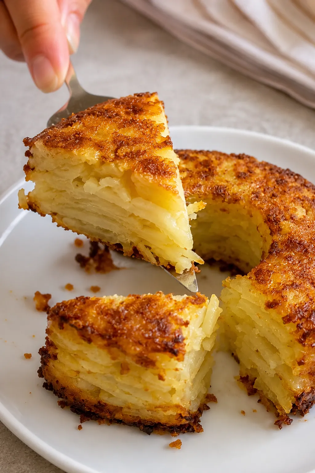 Oven Baked 3-Ingredients Potato Ring