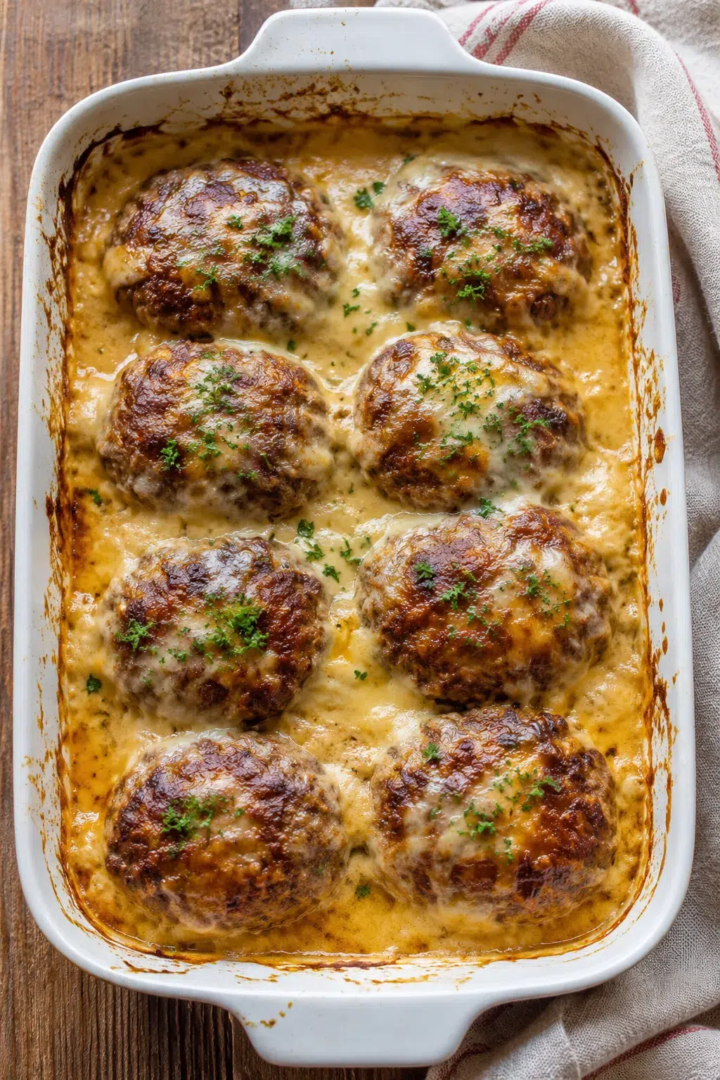 Amish Hamburger Steak Bake