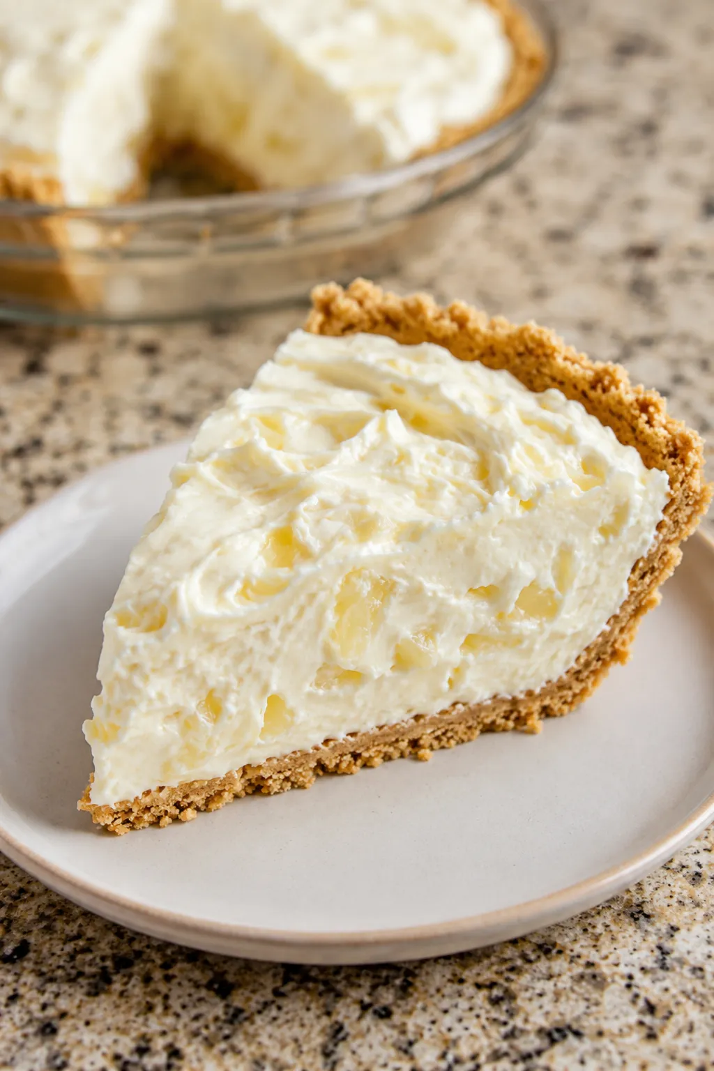 3-Ingredient Pineapple Fluff Pie