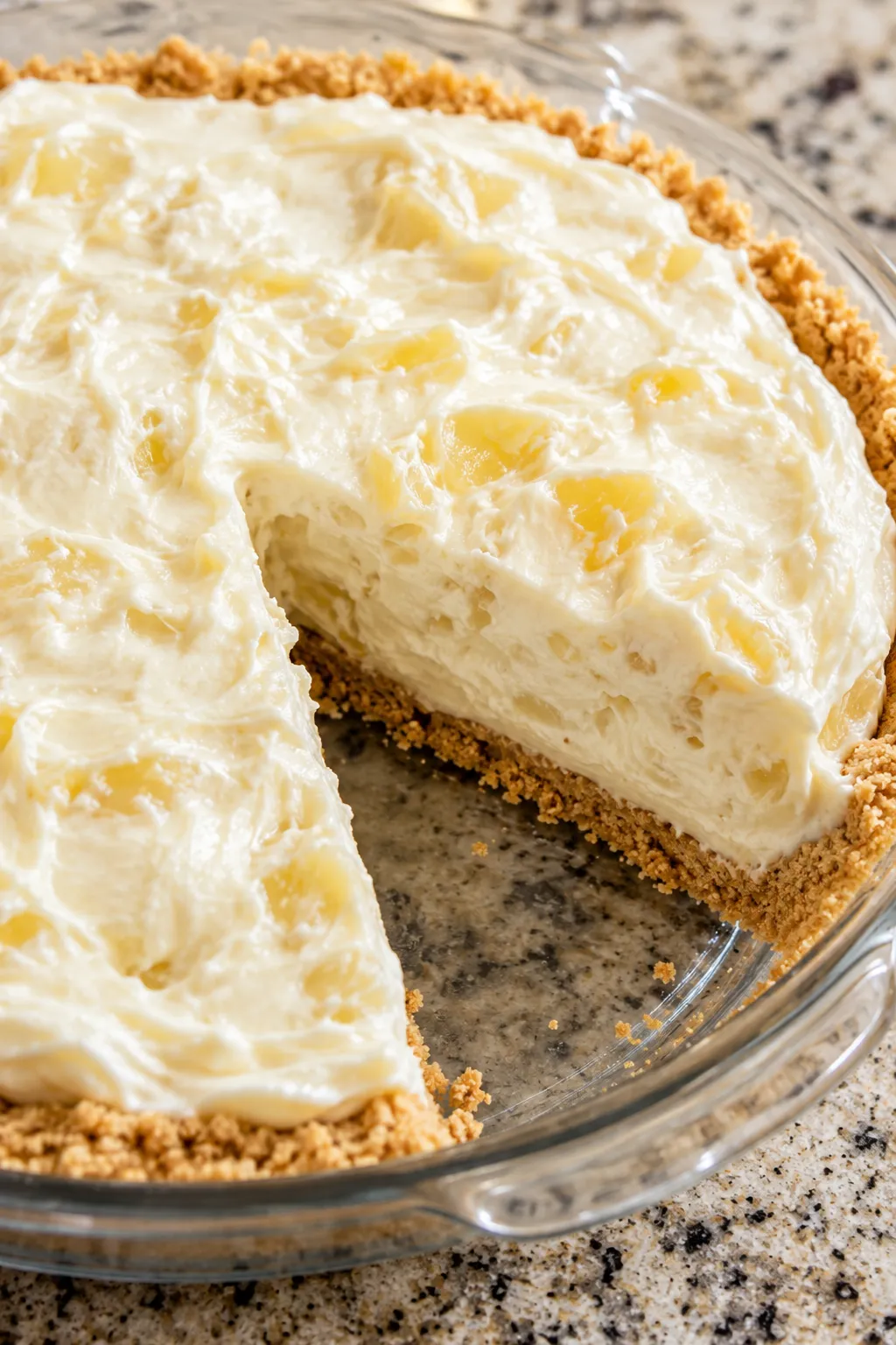 3-Ingredient Pineapple Fluff Pie