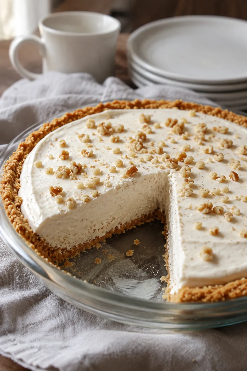 Walnut Cream Pie