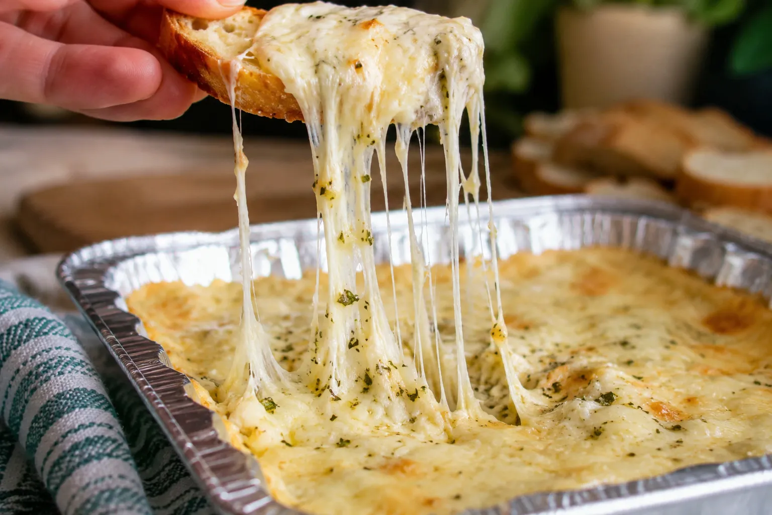 Cheesy Garlic Herb Dip