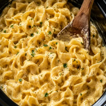 3-Ingredient Slow Cooker Butter Noodles