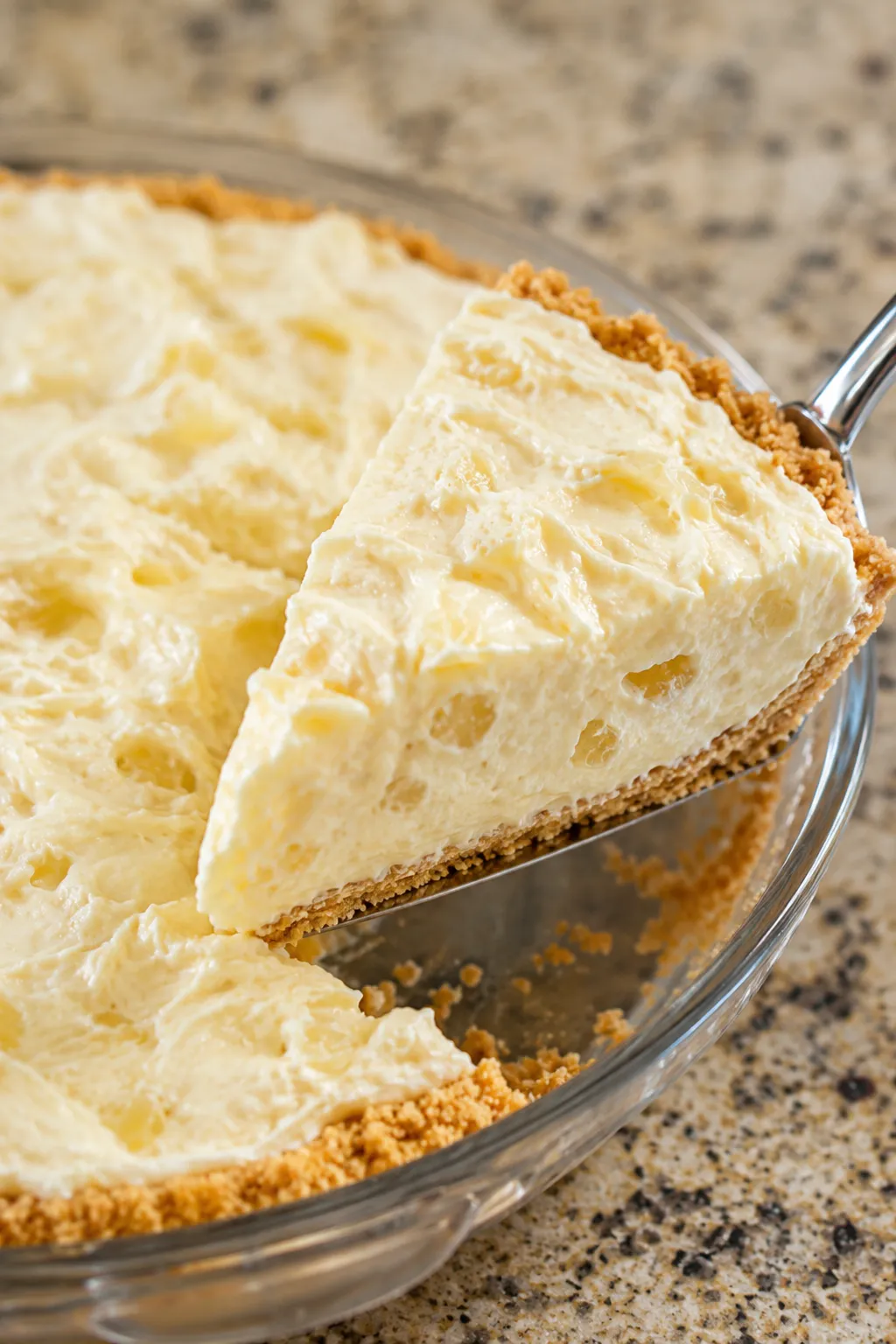 3-Ingredient Pineapple Fluff Pie