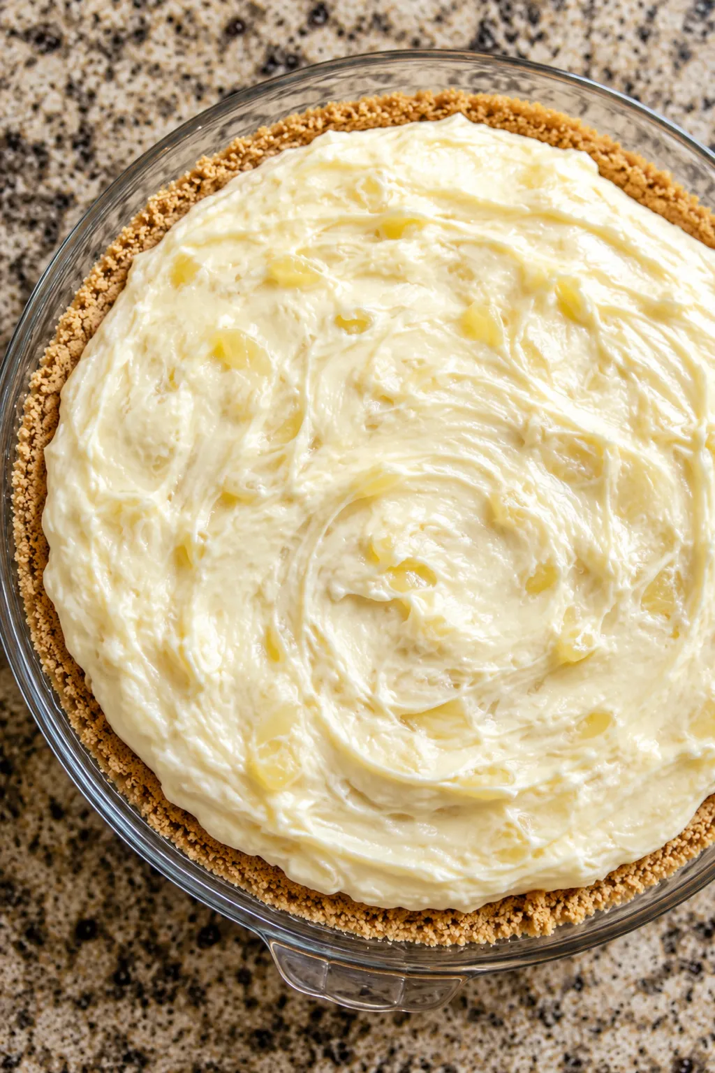 3-Ingredient Pineapple Fluff Pie