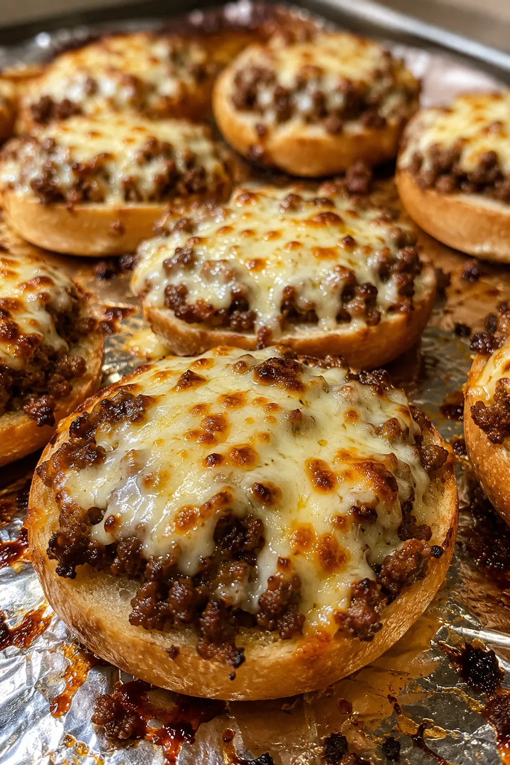 Oven Baked 3-Ingredient Beef Bagel Bites Recipe